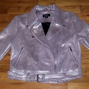 RARE XS PINK LULAROE MOTO JACKET UNICORN
